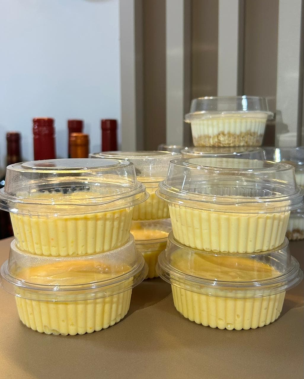 Copinhos de torta de limão